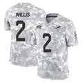 M.Dolphins #2 Malik Willis Player Arctic Camo Salute To Service Limited Game Odoa Stitched Jerseys