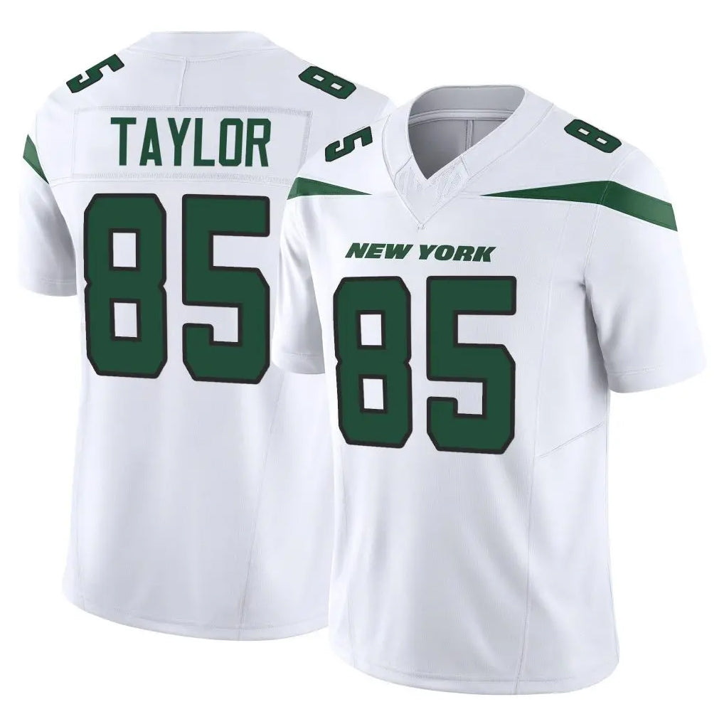 NY.Jets #85 Mason Taylor Player White Limited Vapor F.U.S.E. Home Game Odoa Stitched Jerseys