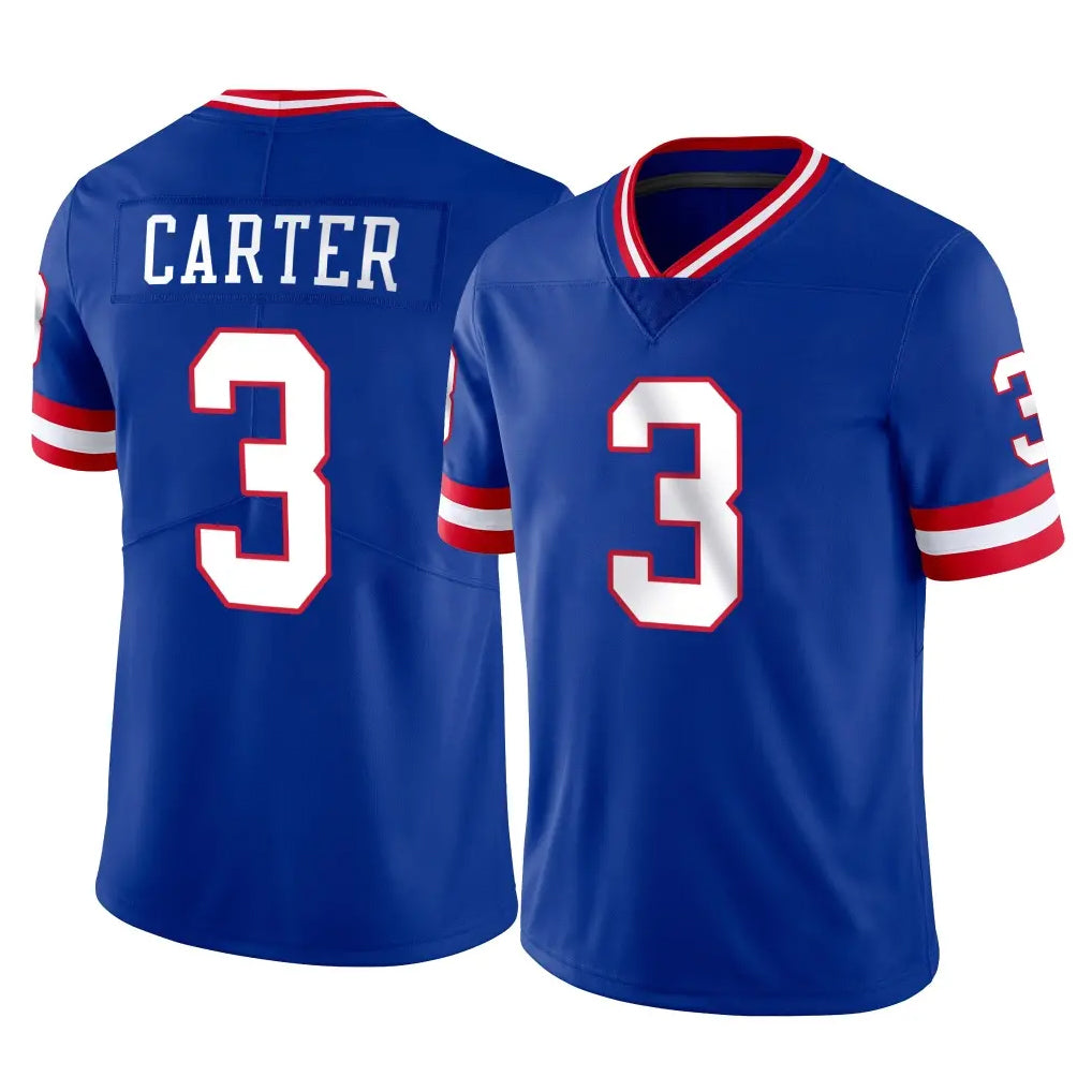 NY.Giants #3 Abdul Carter Player Royal Classic Vapor Home Game Odoa Stitched Jerseys