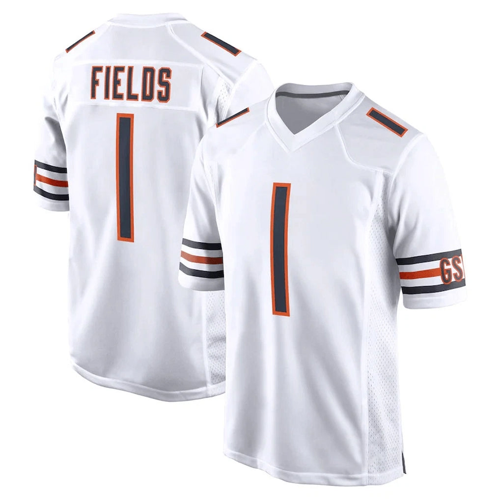 C.Bears #1 Jaylon Johnson Player White Home Game Odoa Stitched Jerseys