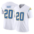 LA.Chargers #20 Cam Hart Player White Limited Vapor F.U.S.E. Home Game Odoa Stitched Jerseys