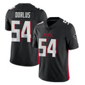 A.Falcons #54 Brandon Dorlus Player Black Vapor Untouchable Limited Home Game Odoa Stitched Jerseys
