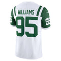Odoa NY.Jets #95 Quinnen Williams White Classic Alternate Vapor F.U.S.E. Limited Jersey