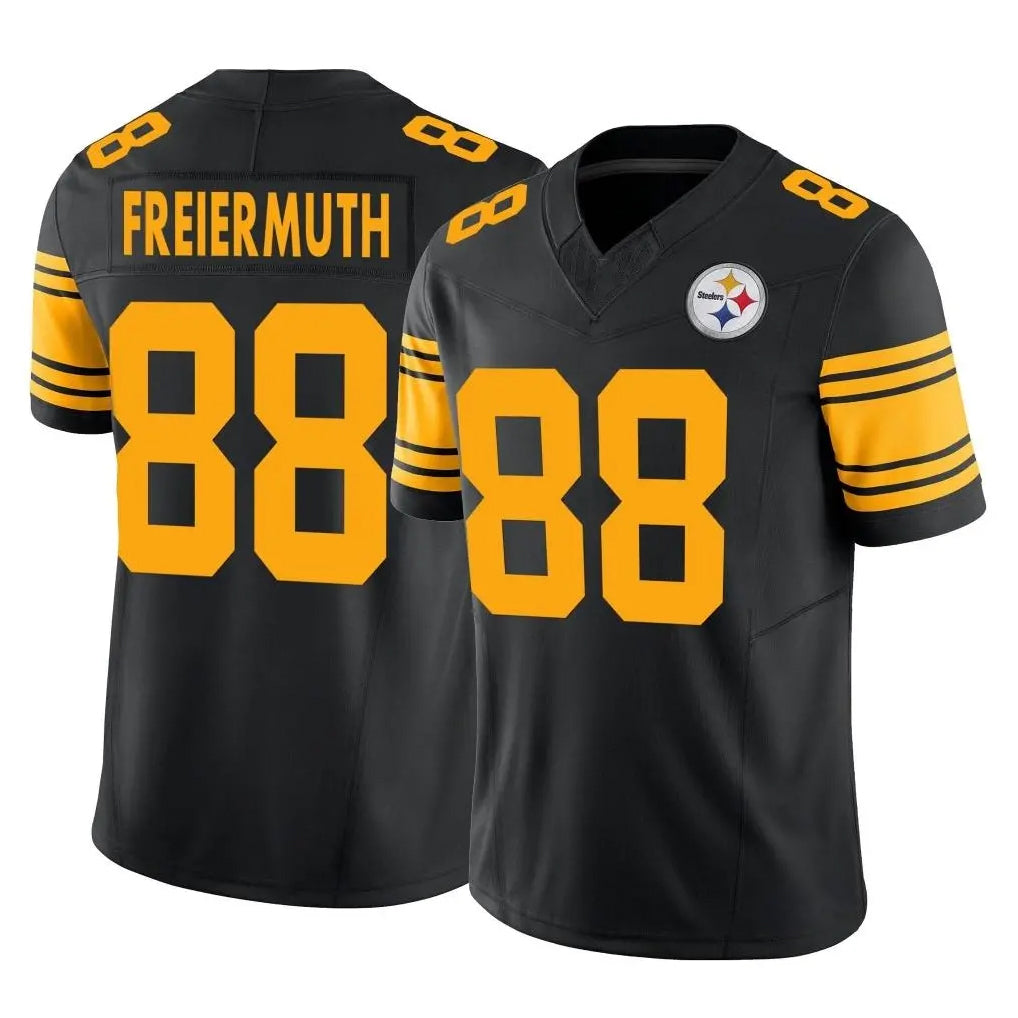 P.Steelers #88 Pat Freiermuth Player Black Limited 2nd Alternate Vapor F.U.S.E. Home Game Odoa Stitched Jerseys