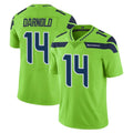 S.Seahawks #14 Sam Darnold Player Green Limited Color Rush Home Game Odoa Stitched Jerseys