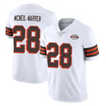 C.Browns #28 Emmanuel McNeil-Warren Player White Limited  Vapor 1946 Collection Alternate Game Odoa Stitched Jerseys