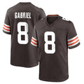 C.Browns #8 Dillon Gabriel Player Brown Home Game Odoa Stitched Jerseys
