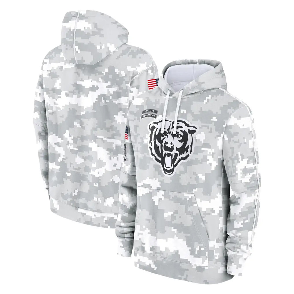 C.Bears ## Bears Blank Player Arctic Camo Salute to Service Pullover Hoodies Limited Odoa Stitched Jerseys