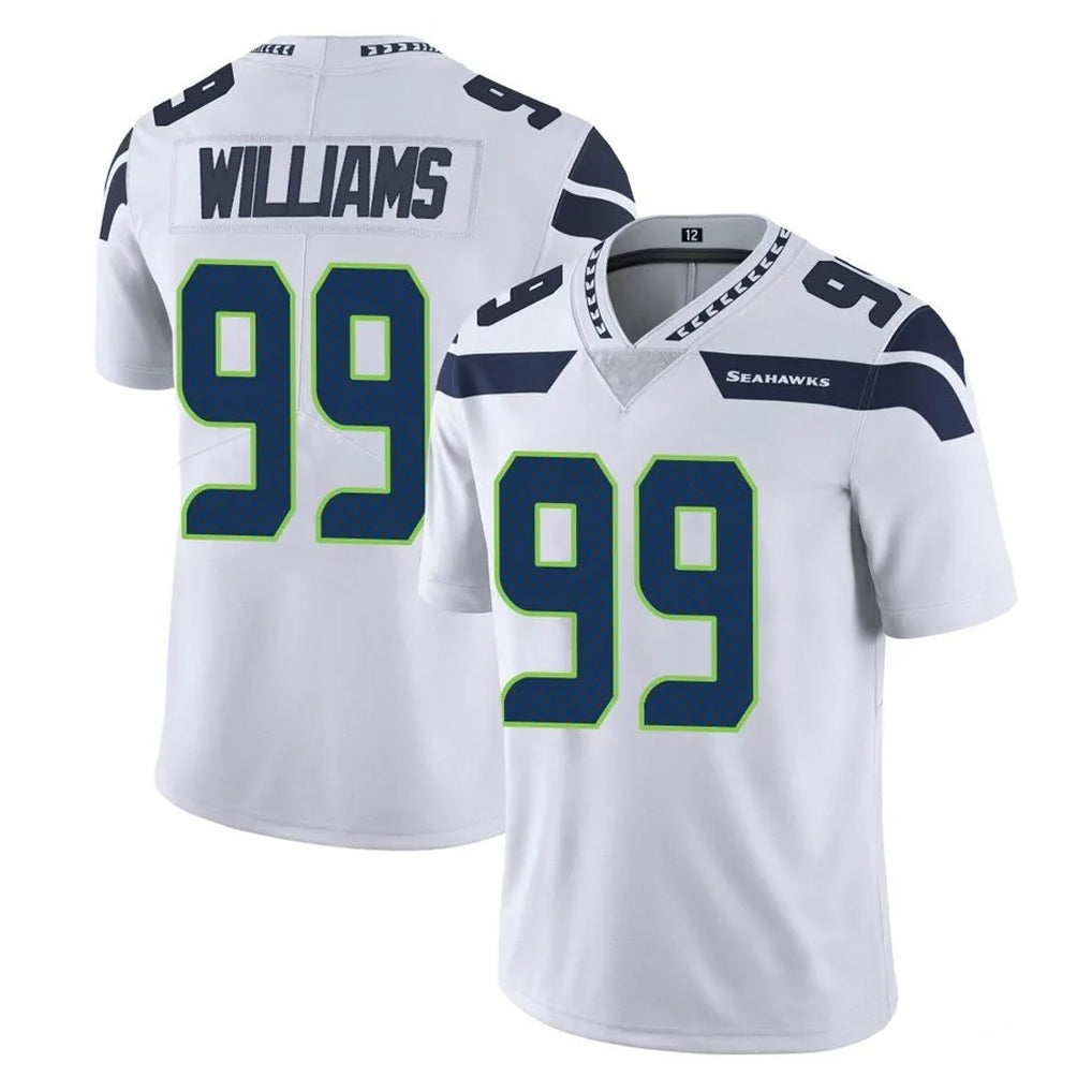 S.Seahawks #99 Leonard Williams Player White Limited Vapor Untouchable Home Game Odoa Stitched Jerseys