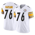 P.Steelers #76 Troy Fautanu Player White Limited Vapor F.U.S.E. Home Game Odoa Stitched Jerseys