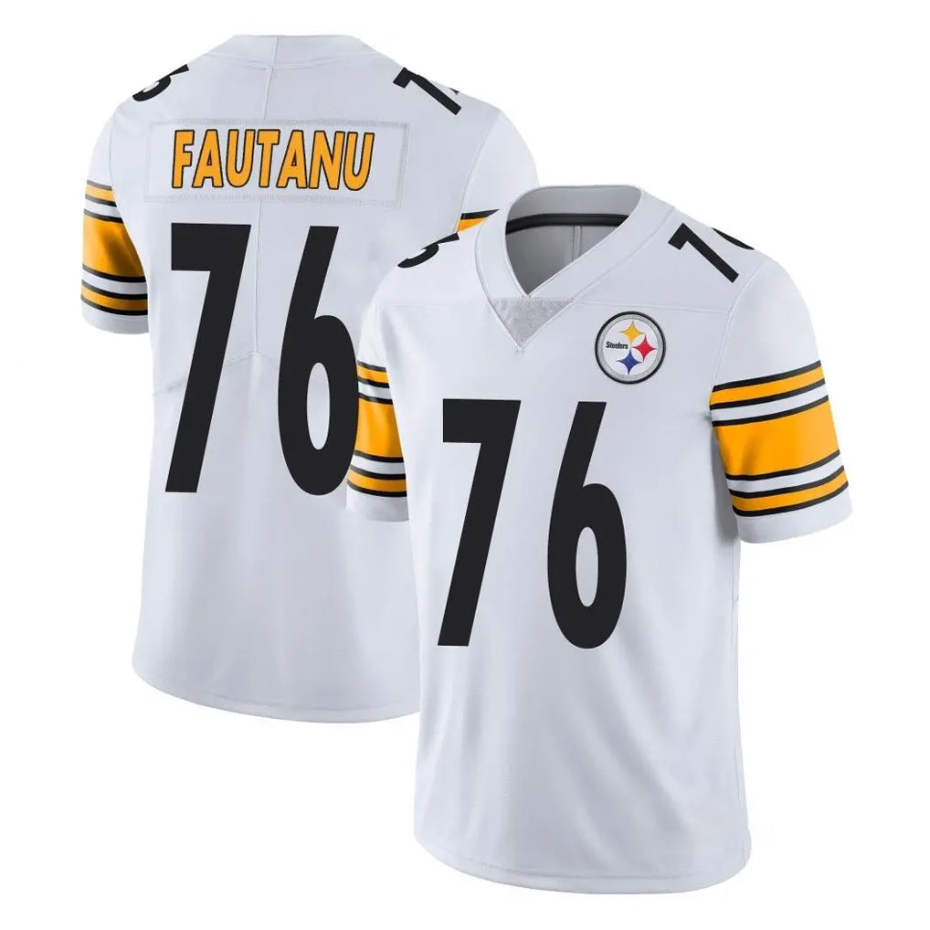 P.Steelers #76 Troy Fautanu Player White Limited Vapor Untouchable Home Game Odoa Stitched Jerseys