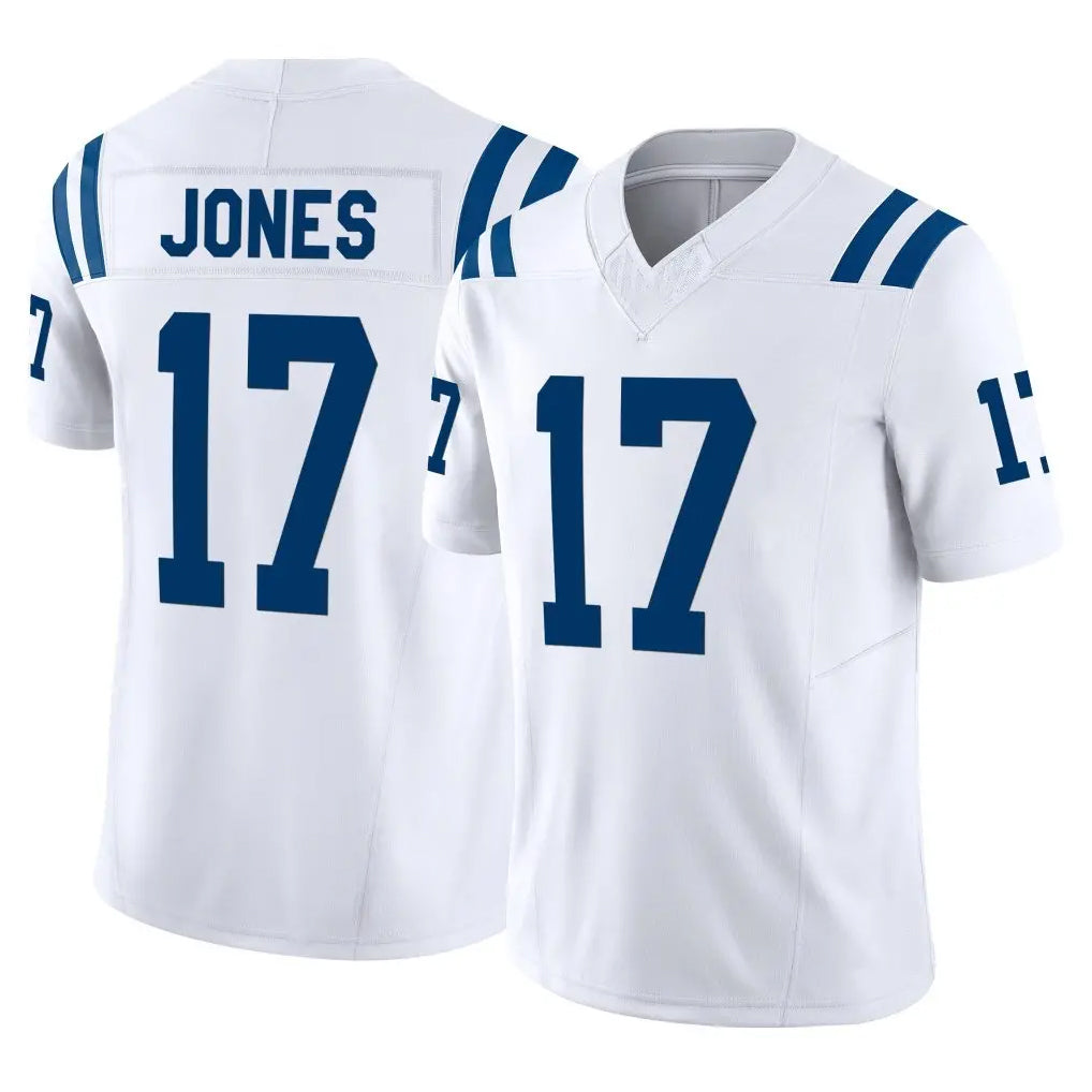 IN.Colts #17 Daniel Jones Player White Limited Vapor F.U.S.E. Home Game Odoa Stitched Jerseys