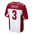 A.Cardinals #3 Budda Baker Player White-Red Home Game Odoa Stitched Jerseys