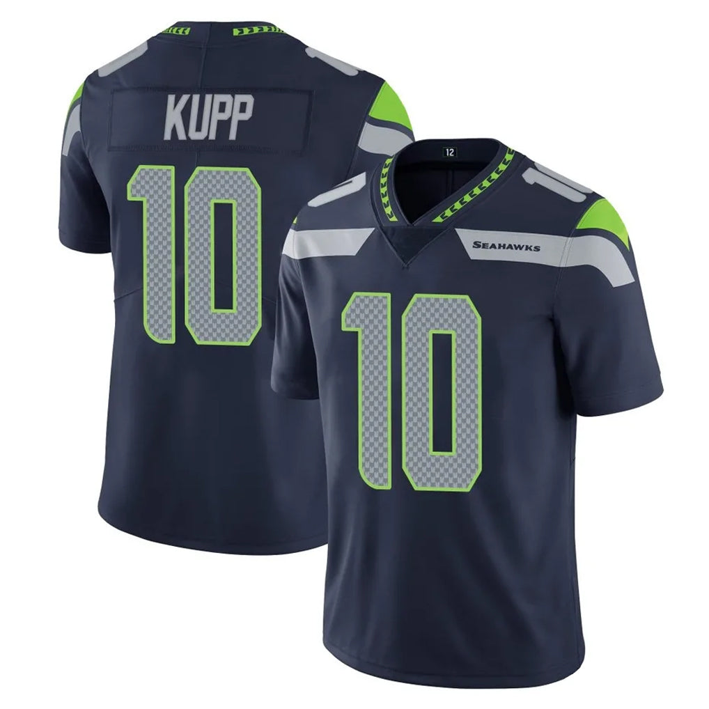 S.Seahawks #10 Cooper Kupp Player Navy Limited Vapor Untouchable Home Game Odoa Stitched Jerseys