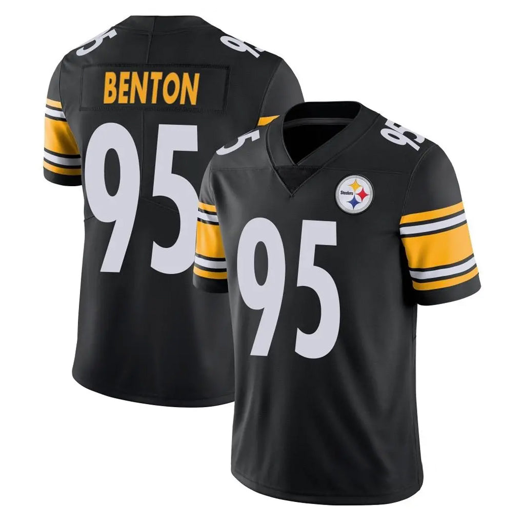 P.Steelers #95 Keeanu Benton Player Black Limited Vapor Untouchable Home Game Odoa Stitched Jerseys