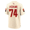 A.Cardinals #74 Isaiah Adams Player Cream Rivalries Collection Game Odoa Stitched Jerseys