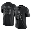 C.Bengals #88 Mike Gesicki Player Black Reflective Limited Game Odoa Stitched Jerseys