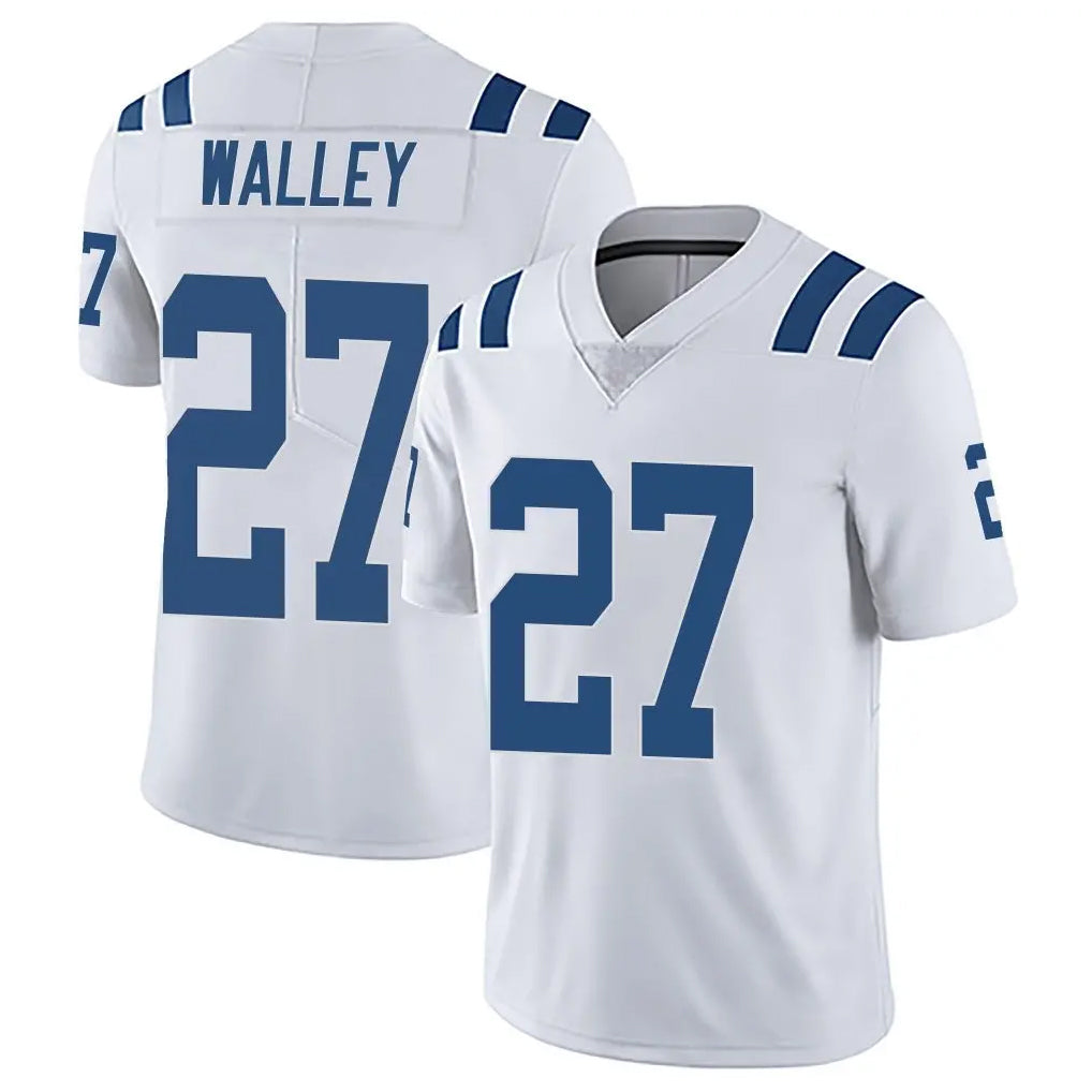 IN.Colts #27 Justin Walley Player White Limited Vapor Untouchable Home Game Odoa Stitched Jerseys