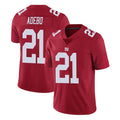 NY.Giants #21 Paulson Adebo Player Red Limited Vapor Untouchable Home Game Odoa Stitched Jerseys