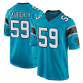 C.Panthers #59 Luke Kuechly Player Blue Game Odoa Stitched Jerseys