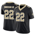 NO.Saints #22 Martin Emerson Jr. Player Black Limited Vapor F.U.S.E. Home Game Odoa Stitched Jerseys