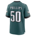 Odoa P.Eagles #50 Jaelan Phillips Midnight Green Team Game Jersey