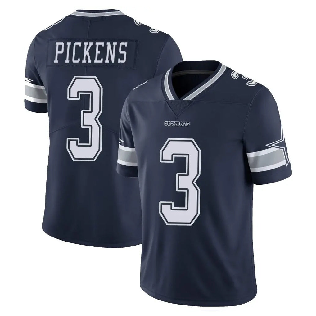 D.Cowboys #3 George Pickens Player Navy Vapor Untouchable Limited Home Game Odoa Stitched Jerseys