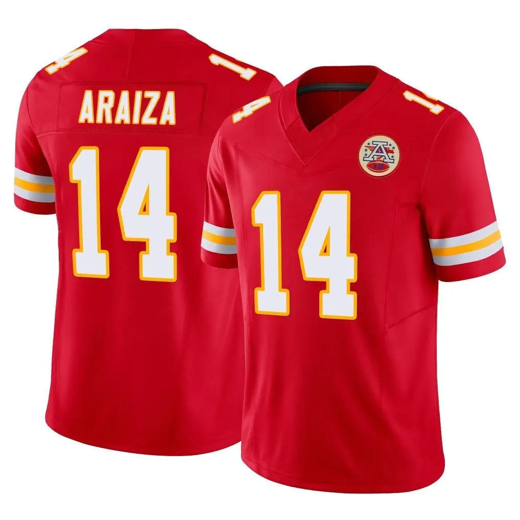 KC.Chiefs #14 Matt Araiza Player Red Limited Vapor F.U.S.E. Home Game Odoa Stitched Jerseys