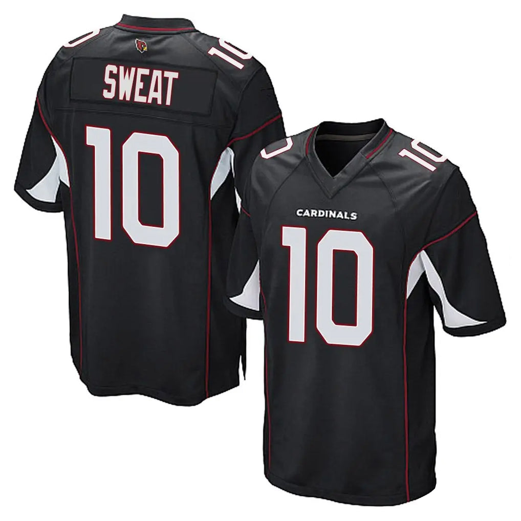 A.Cardinals #10 Josh Sweat Player Black Home Game Odoa Stitched Jerseys