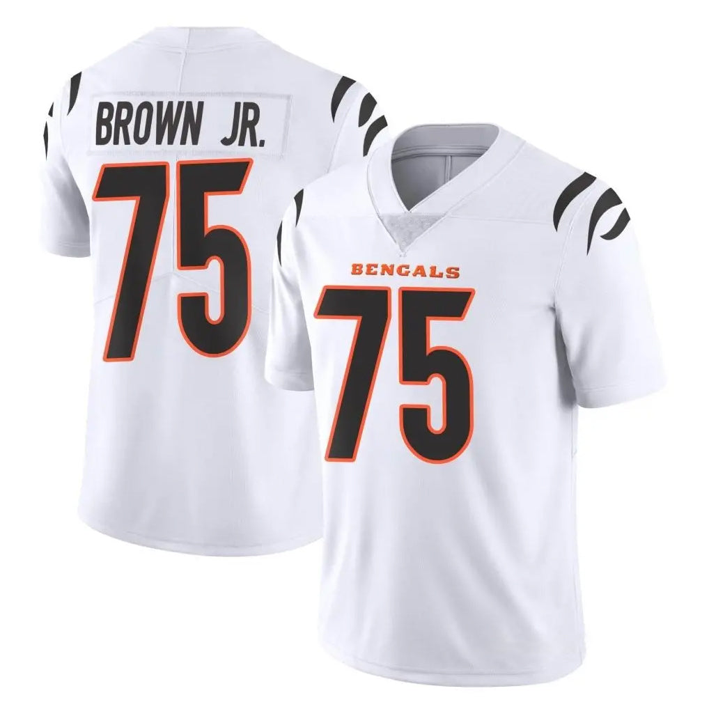 C.Bengals #75 Orlando Brown Jr. Player White Vapor Untouchable Limited Home Game Odoa Stitched Jerseys