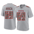 TB.Buccaneers #69 Cody Mauch Player Gray Atmosphere Fashion Home Game Odoa Stitched Jerseys