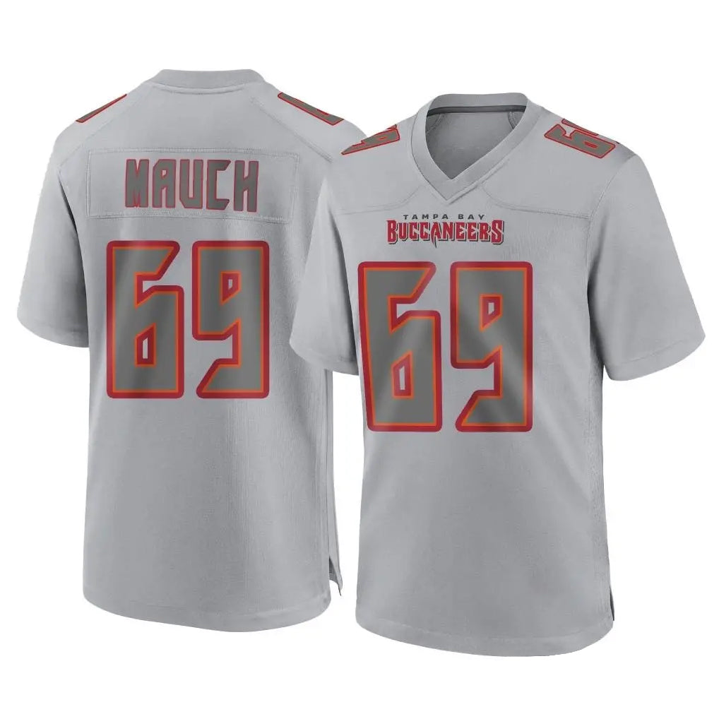 TB.Buccaneers #69 Cody Mauch Player Gray Atmosphere Fashion Home Game Odoa Stitched Jerseys
