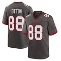 TB.Buccaneers #88 Cade Otton Player Pewter Alternate Home Game Odoa Stitched Jerseys