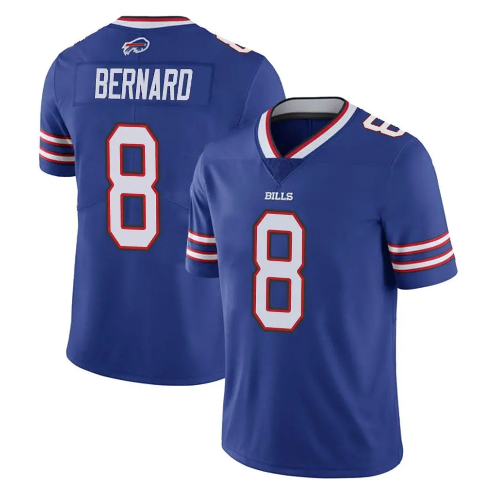 B.Bills #8 Terrel Bernard Player Royal Vapor Untouchable Limited Odoa Stitched Jerseys