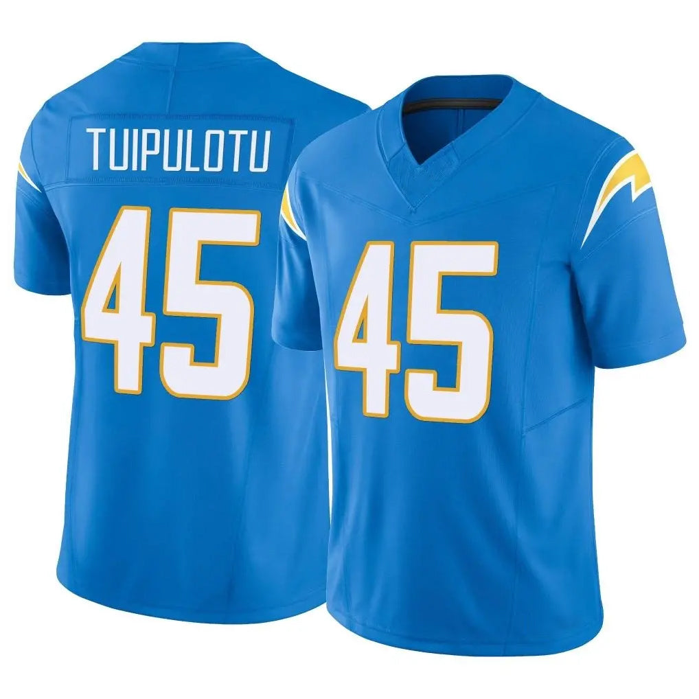 LA.Chargers #45 Tuli Tuipulotu Player Blue Limited Vapor F.U.S.E. Home Game Odoa Stitched Jerseys