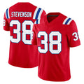 NE.Patriots #38 Rhamondre Stevenson Player Red Limited Vapor F.U.S.E. Home Game Odoa Stitched Jerseys