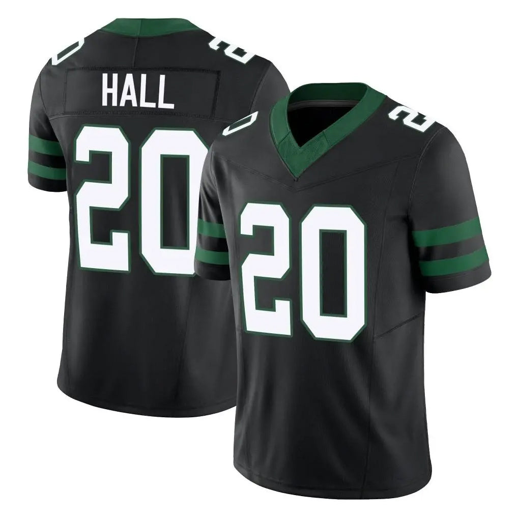 NY.Jets #20 Breece Hall Player Black Limited Legacy Vapor F.U.S.E. Home Game Odoa Stitched Jerseys