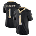NO.Saints #1 Kool-Aid McKinstry Player Black Limited Vapor Untouchable Home Game Odoa Stitched Jerseys