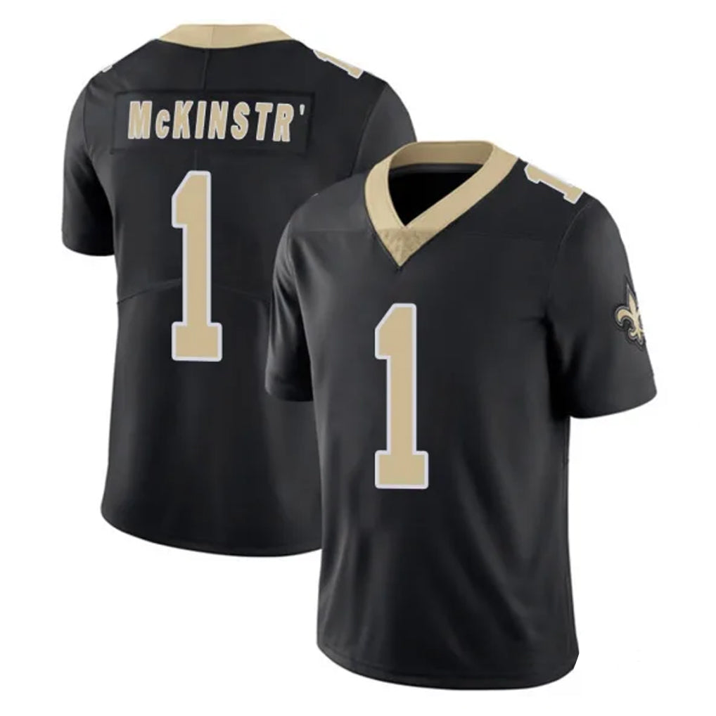 NO.Saints #1 Kool-Aid McKinstry Player Black Limited Vapor Untouchable Home Game Odoa Stitched Jerseys