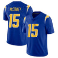 LA.Chargers #15 Ladd McConkey Player Royal Limited Vapor Home Game Odoa Stitched Jerseys