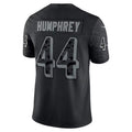 B.Ravens #44 Marlon Humphrey Player Black RFLCTV Limited Odoa Stitched Jerseys