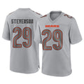 C.Bears #29 Tyrique Stevenson Player Gray Atmosphere Fashion Game Odoa Stitched Jerseys