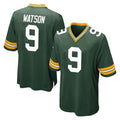 GB.Packers #9 Christian Watson Player Green Home Game Odoa Stitched Jerseys