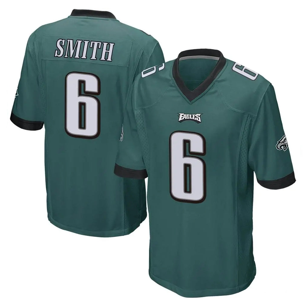 P.Eagles #6 DeVonta Smith Player Team Color Green Home Game Odoa Stitched Jerseys