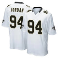 NO.Saints #94 Cameron Jordan Player White Home Game Odoa Stitched Jerseys