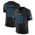 D.Lions #10 Isiah Pacheco Player Black Impact Limited Home Game Odoa Stitched Jerseys