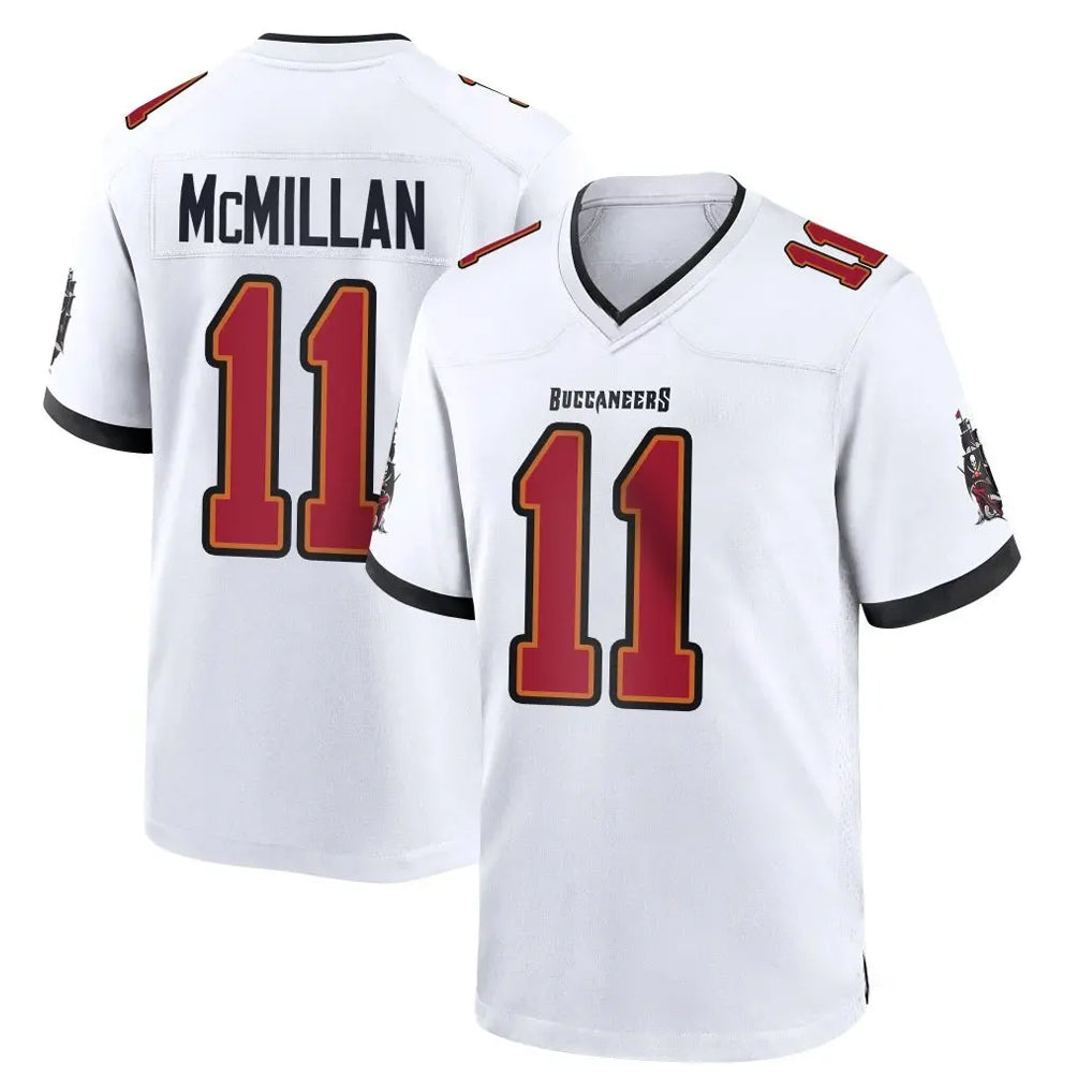 TB.Buccaneers #11 Jalen McMillan Player White Home Game Odoa Stitched Jerseys