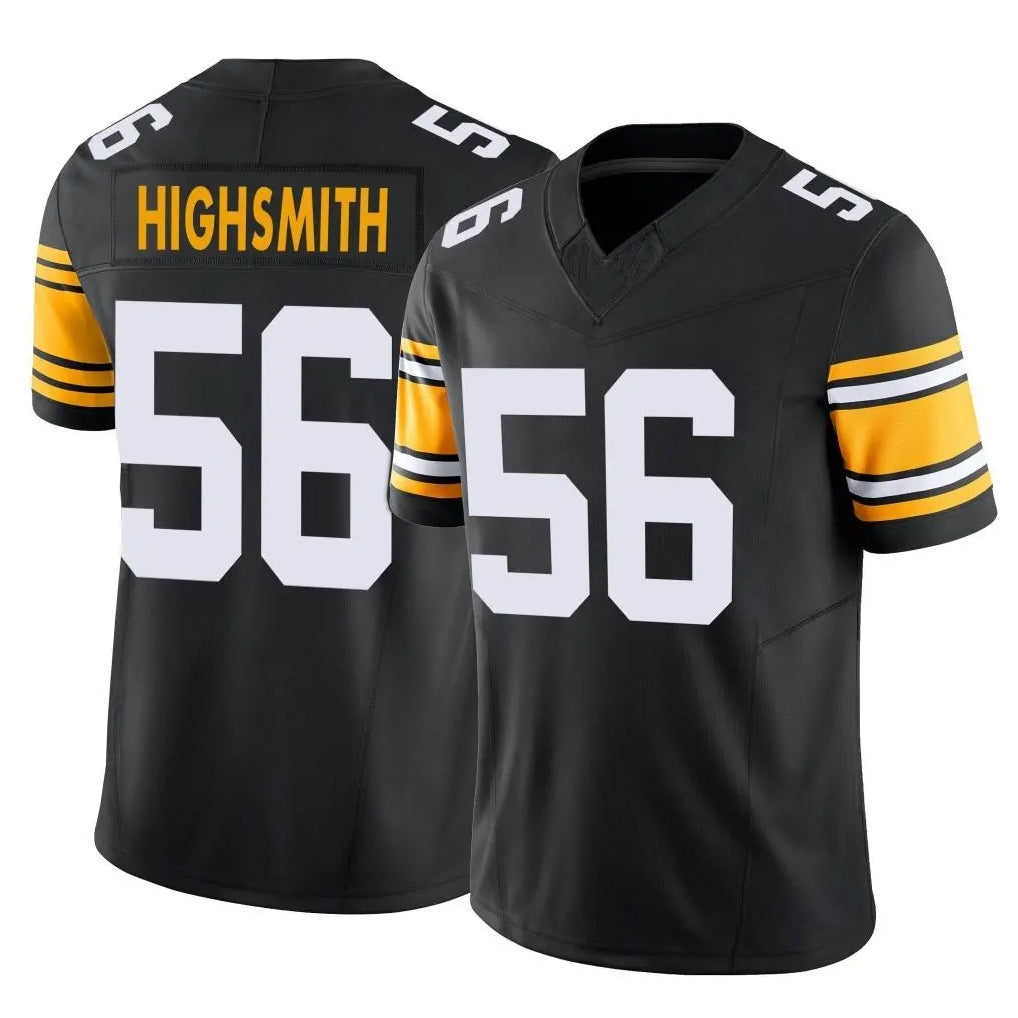 P.Steelers #56 Alex Highsmith Player Black Limited Alternate Vapor F.U.S.E. Home Game Odoa Stitched Jerseys