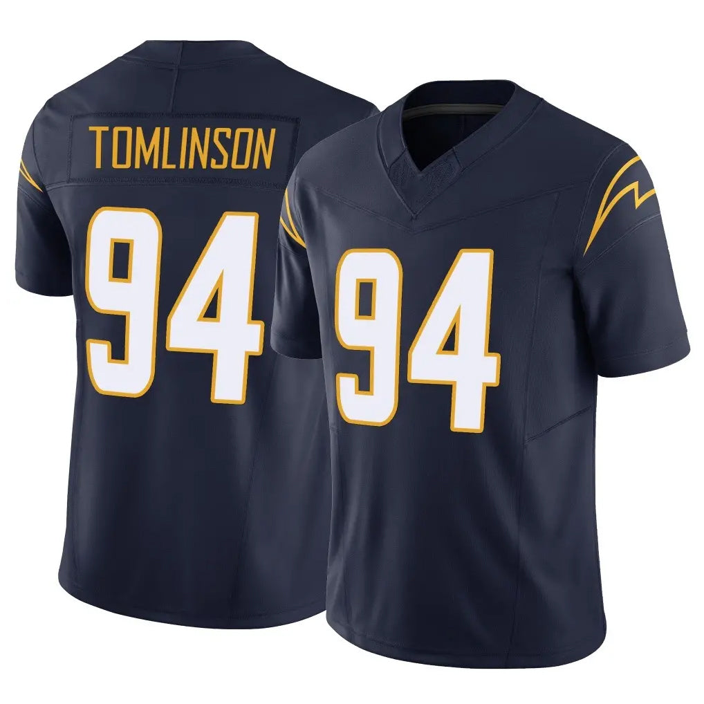 LA.Chargers #94 Dalvin Tomlinson Player Navy Limited Vapor F.U.S.E. Home Game Odoa Stitched Jerseys