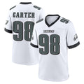 P.Eagles #98 Jalen Carter Player White Game Home Odoa Stitched Jerseys